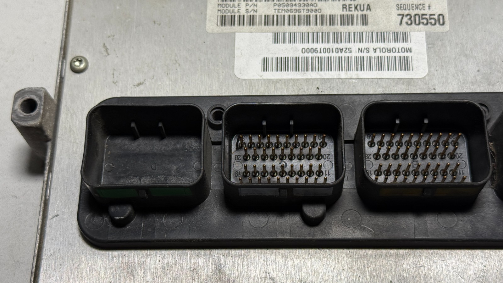 2006 JEEP GRAND CHEROKEE 3.7L V6 ECU ENGINE CONTROL MODULE 05094930AD - Image 4