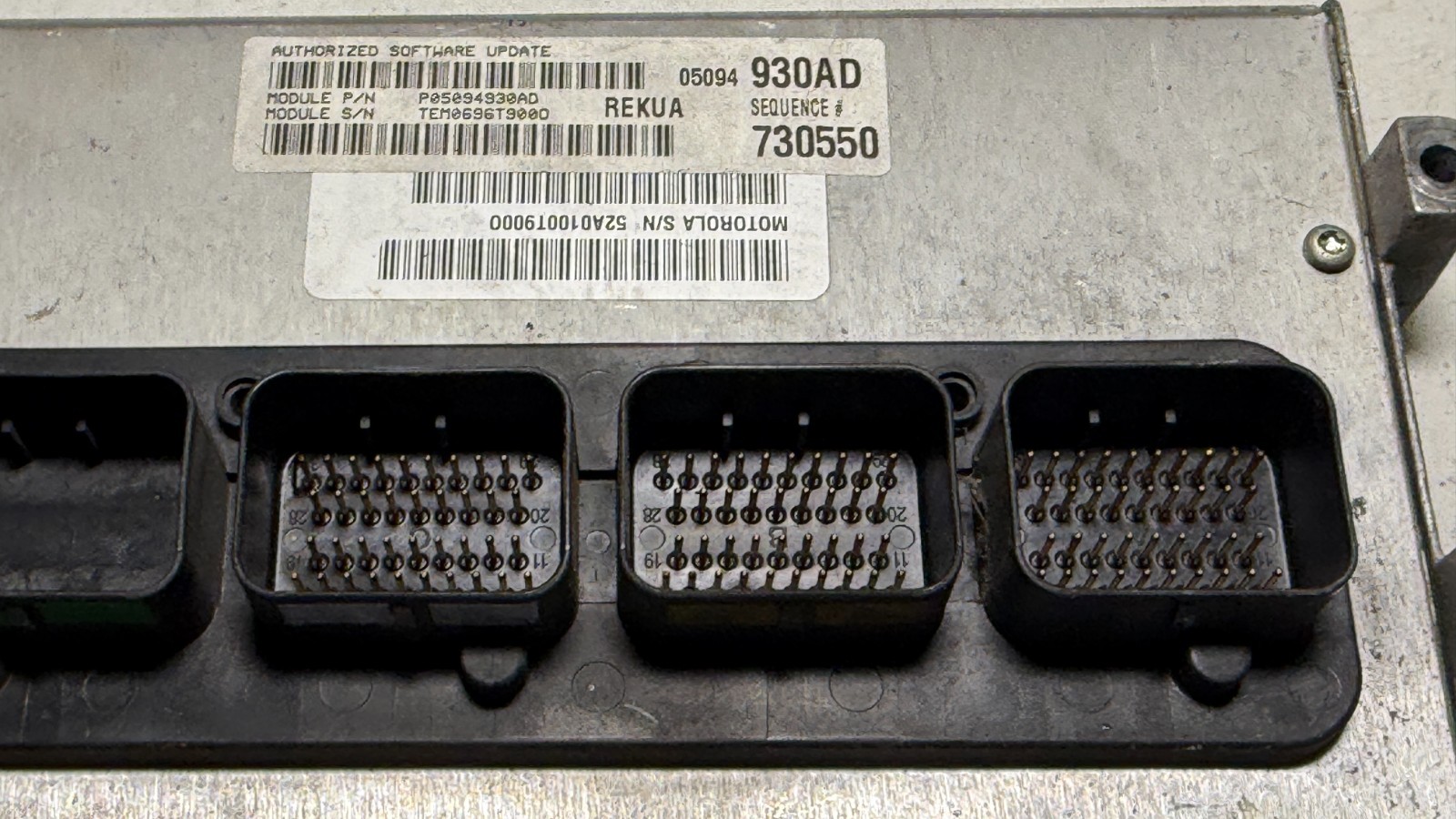 2006 JEEP GRAND CHEROKEE 3.7L V6 ECU ENGINE CONTROL MODULE 05094930AD - Image 5