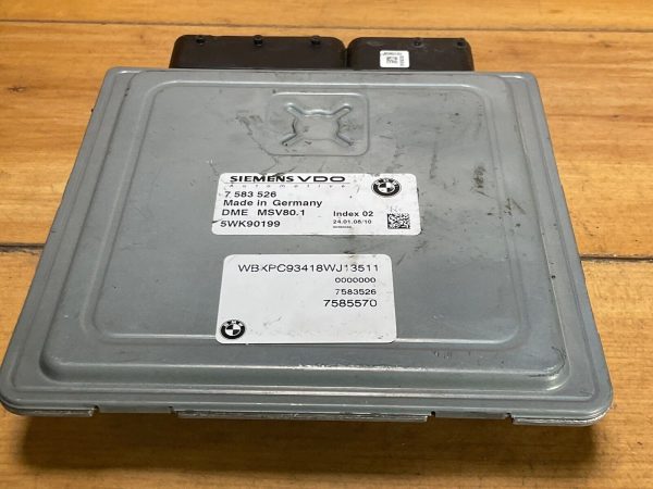 2007-2010 Bmw X-3 Engine Computer Module ECU ECM  7 583 526 - Image 3
