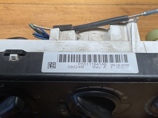 2007-2010 Jeep Wrangler Climate Temperature Control 55111841ae - Image 8