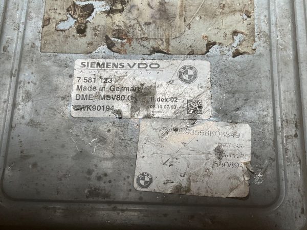 2007-2011 BMW 328i Engine Computer Module ECM ECU PCM 7  581  123 - Image 3