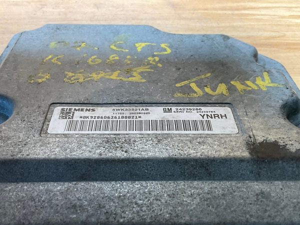 2007 Cadillac CTS Transmission Control Module TCU TCM 24235221 YNKM - Image 4