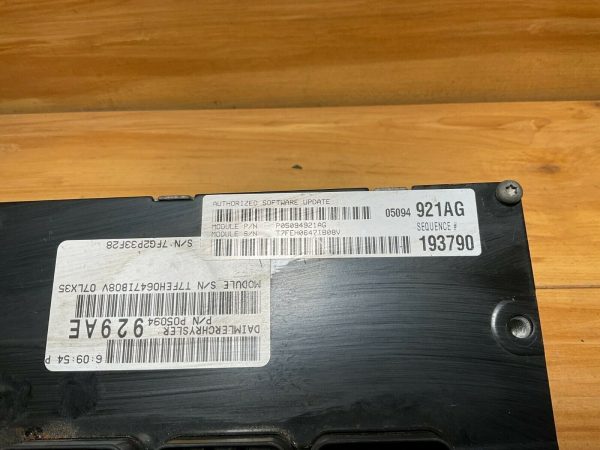 2007 Chrysler 300 Engine Computer P/N: 05094921AG 3.5L AT PCM OEM - Image 3