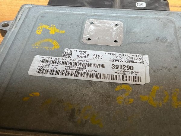 2007 Dodge Caliber 2.0L Engine Computer Module ECM ECU 05033359AG - Image 6