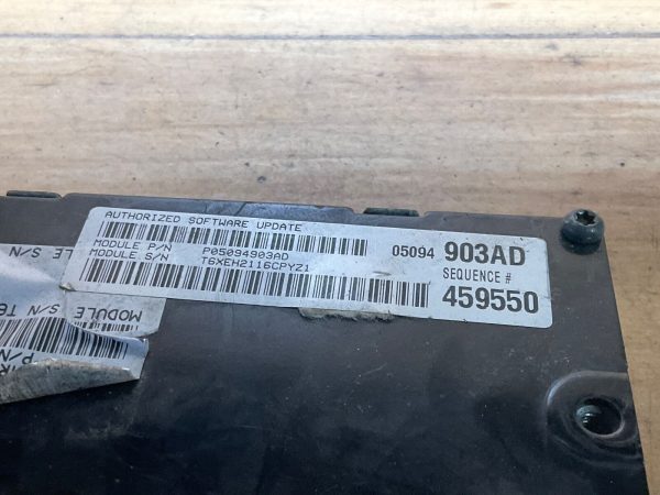 2007 Dodge Charger Engine Computer Module  ECM ECU 05094903AD - Image 3