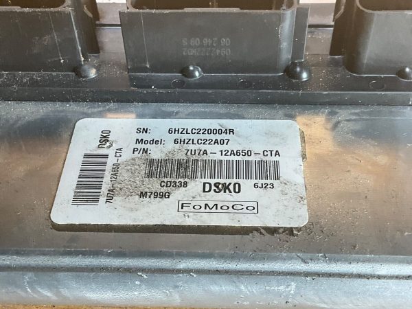 2007 Mercury Milan 2.3L Engine Computer Module ECU ECM 7U7A-12A650-CTA - Image 3