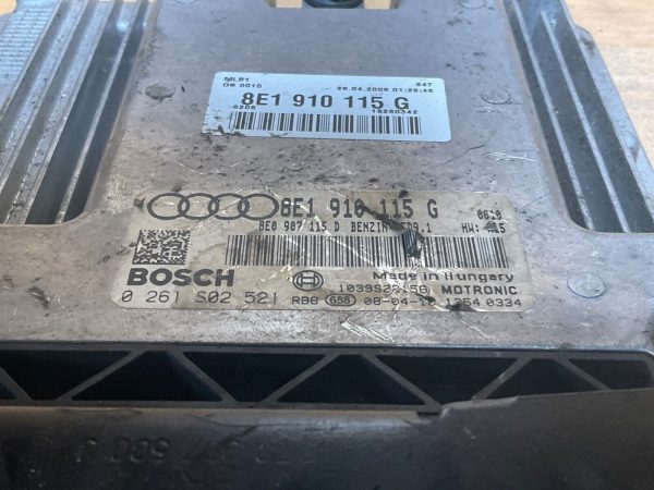 2008-09 Audi A4 Engine Computer  Module ECM ECU  8E1 910 115 G - Image 4