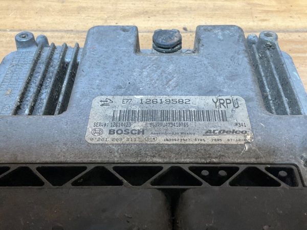 2008-09 Cadillac CTS 3.6L Engine Computer Module  ECM ECU 12619582 - Image 3
