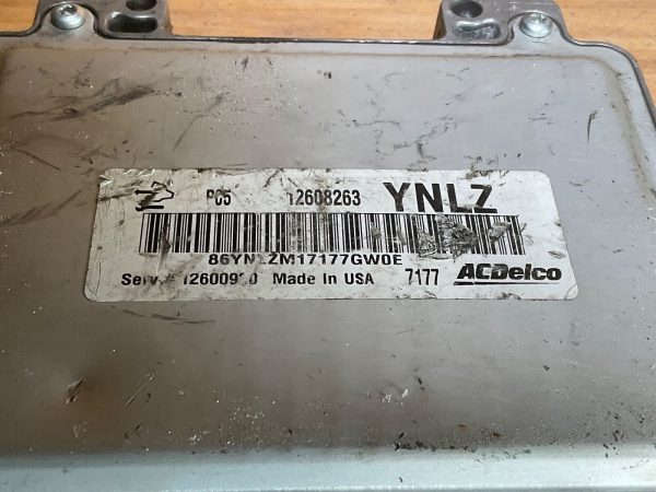 2008 Buick Lucerne 3.8 Engine Computer Module ECM ECU 12608263 - Image 5