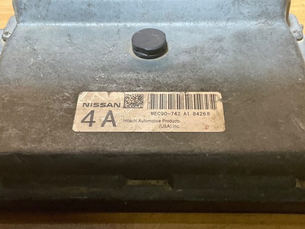 2008 Nissan Sentra 2.0L Automatic Engine Computer Module ECM ECU MEC90-742 A1 - Image 3