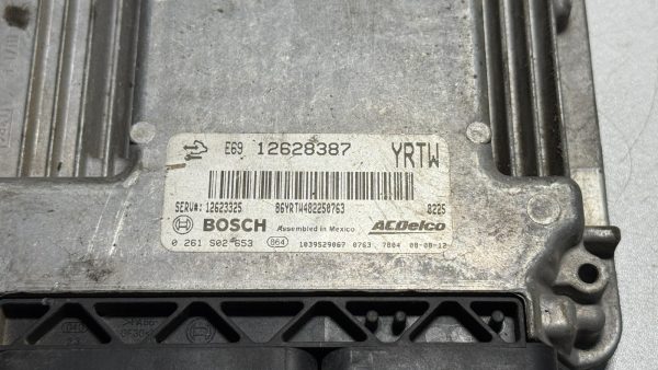 2009 09 CADILLAC CTS 3.6L ENGINE COMPUTER ECM ECU PCM MODULE 12628387 YRTW OEM - Image 3