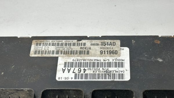 2009 3.7L Jeep Grand Cherokee Computer PCM ECU 68028151AD OEM - Image 5