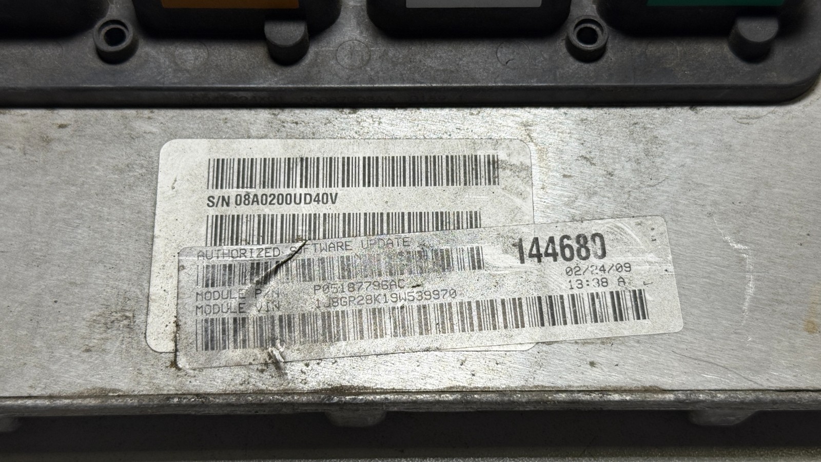 2009 Liberty Nitro 3.7 ECM ECU Module PCM 05187796AC OEM - Image 5