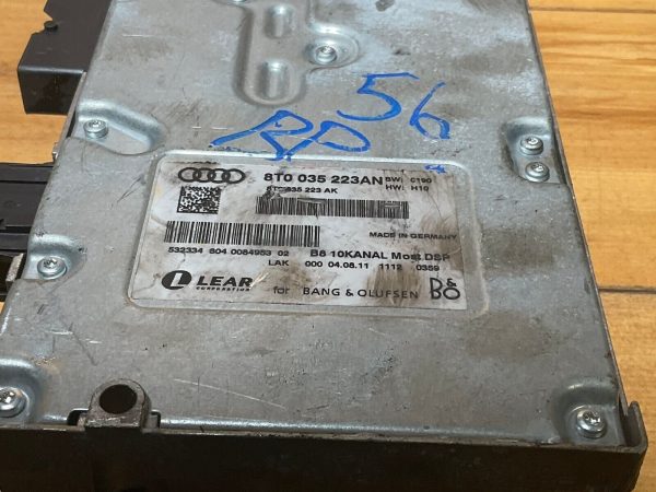 2010-2016 AUDI Q5 S5 S6 S4 BANG & OLUFSEN AMP AMPLIFIER 8T0 035 223AN OEM - Image 4