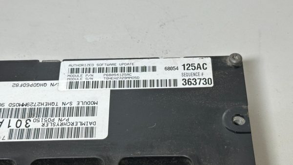 2010 Dodge Charger Engine Computer 68054125AC 3.5L PCM ECM - Image 5