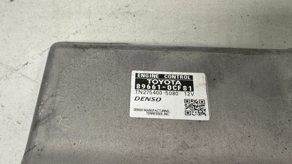 2010 Tundra 5.7L Engine computer 89661-0CF81 ECM PCM - Image 3