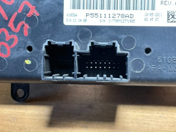 2011-2017 Jeep Compass Patriot Climate Control Temperature Unit 55111278AD - Image 6