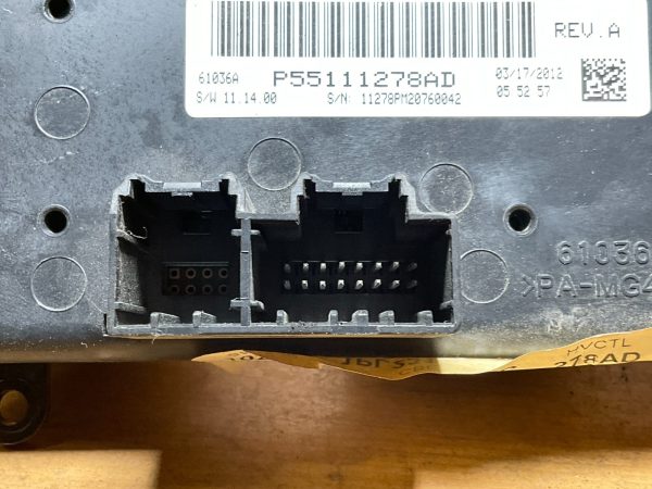 2011-2017 Jeep Compass Patriot Climate Control Temperature Unit 55111278AD - Image 6