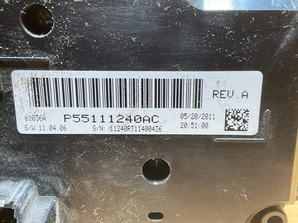 2011-2018 Dodge Grand Caravan Climate Control Temperature Unit OEM 55111240AC - Image 4