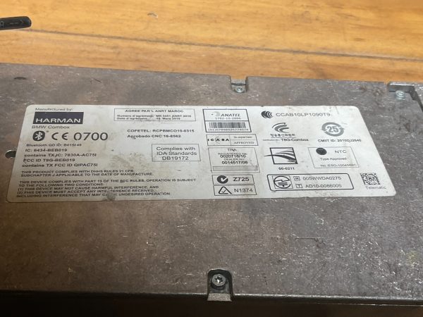 2011 BMW X5 Harman Becker Bluetooth Telematics Module 1782 10 2886 - Image 4