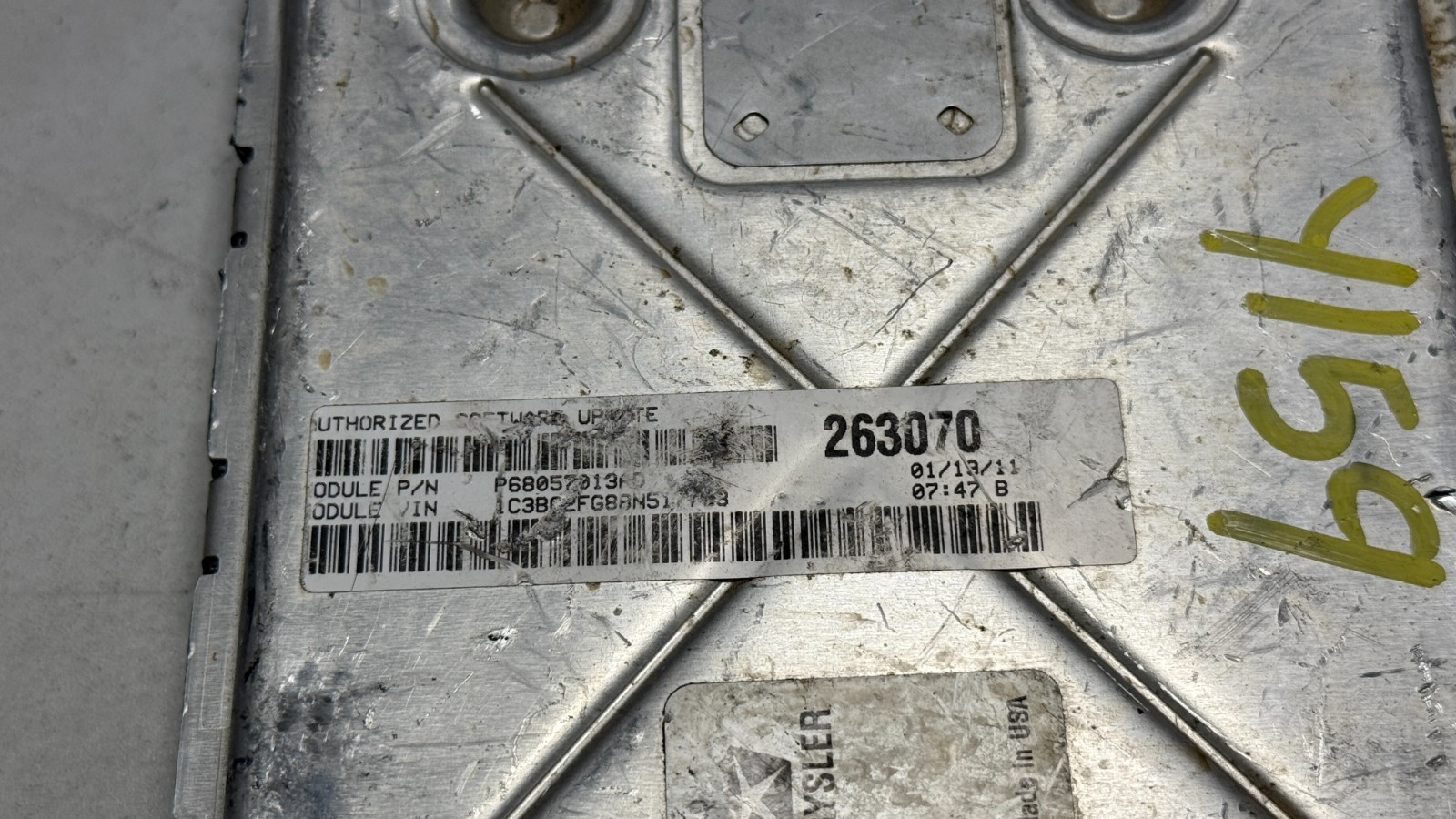 2011 Chrysler Sebring 3.6L Engine Computer ECM ECU 68057013AD OEM - Image 6