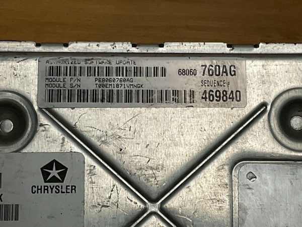 2011 Dodge Charger A/T 3.6L Engine Computer Module ECM ECU PCM 68060760AG - Image 4