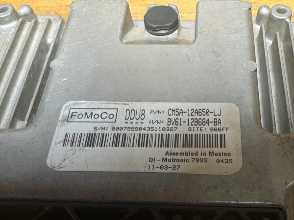 2012-2013 FORD FOCUS Computer Brain Engine Control ECU EBX Module CM5A-12A650-LJ - Image 3