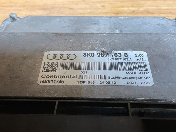 2012 Audi S5 Chassis Control Module Ccm Bcm Body Control 8k0 907 163 A - Image 3