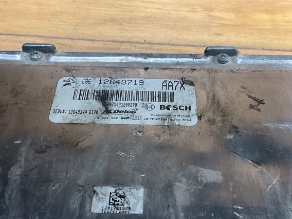 2012 Chevrolet Express 2500  6.6L Engine Computer Module 12649719 - Image 5