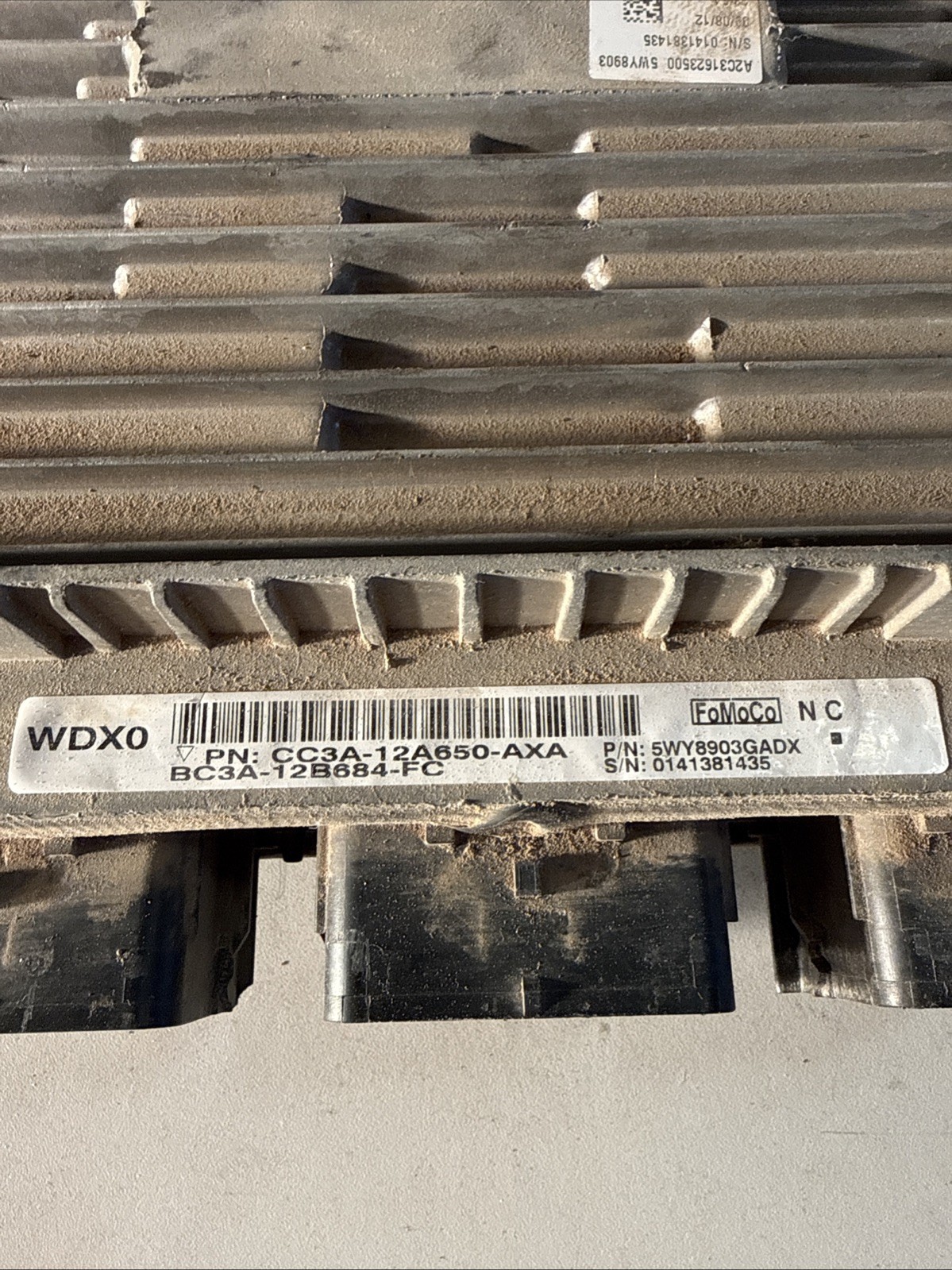 2012 Ford Super Duty F250 F350 6.2 Engine Control Module ECM ECU CC3A-12A650-AXA - Image 3