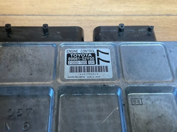 2013-2014 SCION XD Engine  Computer Module ECU ECM   89661-52Y50 - Image 3