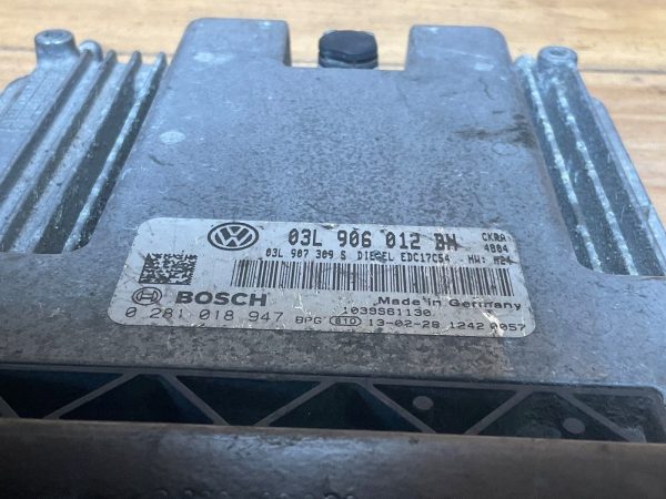2013-2014 Volkswagen Passat Engine Computer Module ECM ECU 03L 906 012 BN - Image 6