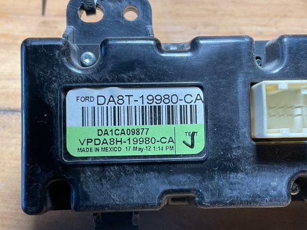 2013-2019 Ford Flex Rear Climate Temperature Controls Unit OEM DA8T-19980-CA - Image 5