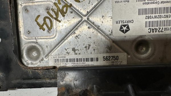 2013 CHRYSLER T & C DODGE CARAVAN 3.6L ENGINE CONTROL ECM ECU PCM P68161510AC - Image 6