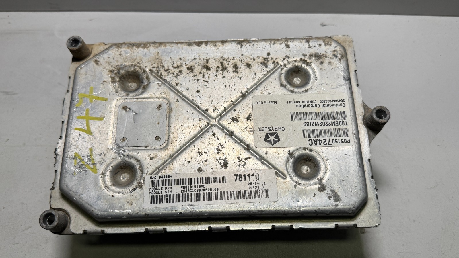 2013 Dodge Caravan Engine Computer 68161510AD 3.6L PCM ECM - Image 5