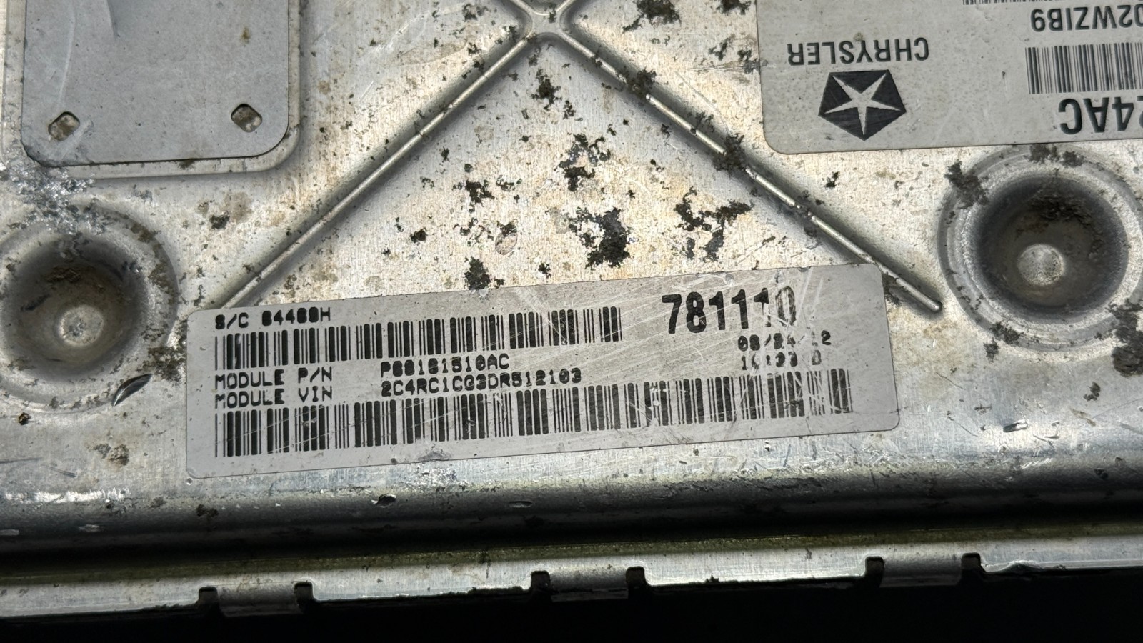 2013 Dodge Caravan Engine Computer 68161510AD 3.6L PCM ECM - Image 6