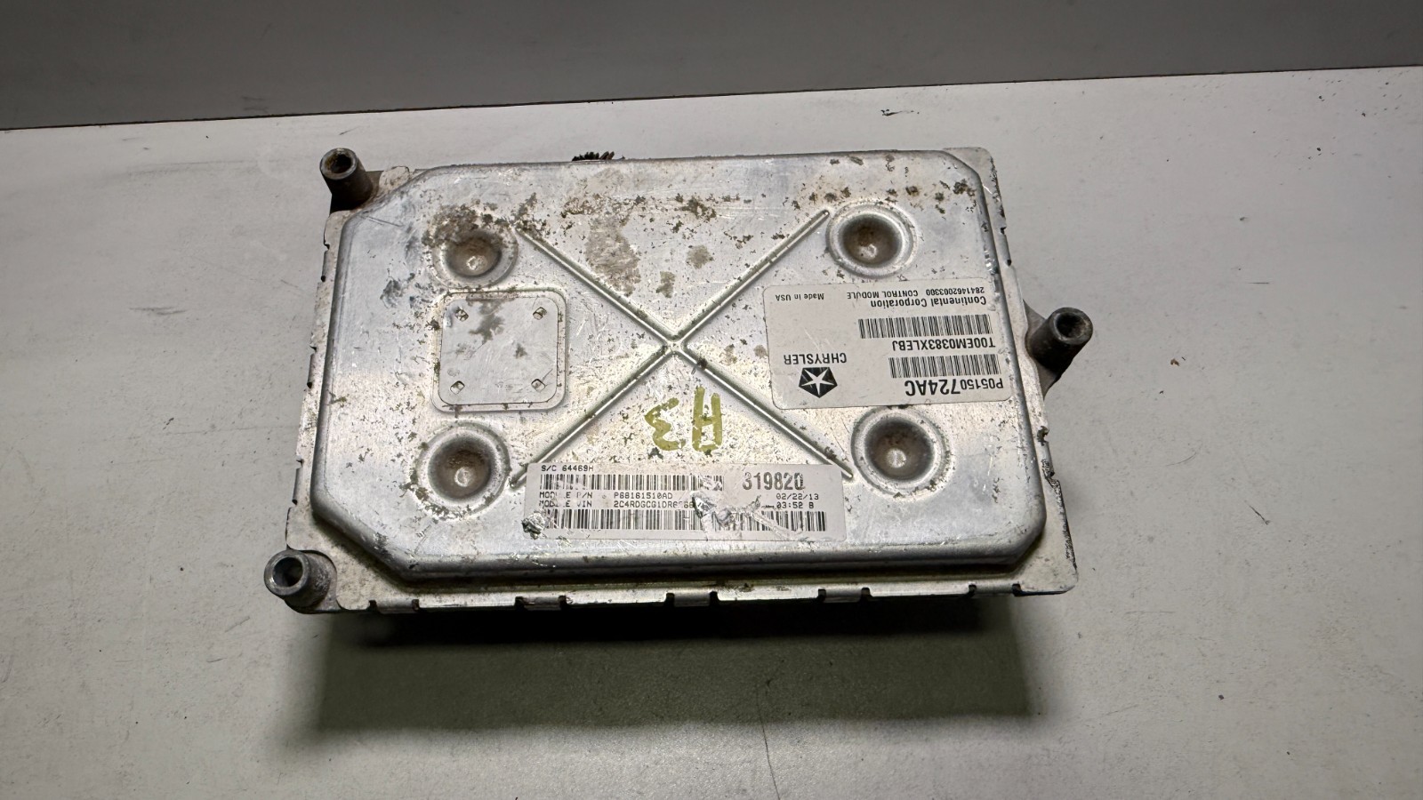 2013 Dodge Caravan Engine Computer 68161510AD 3.6L PCM ECM - Image 5