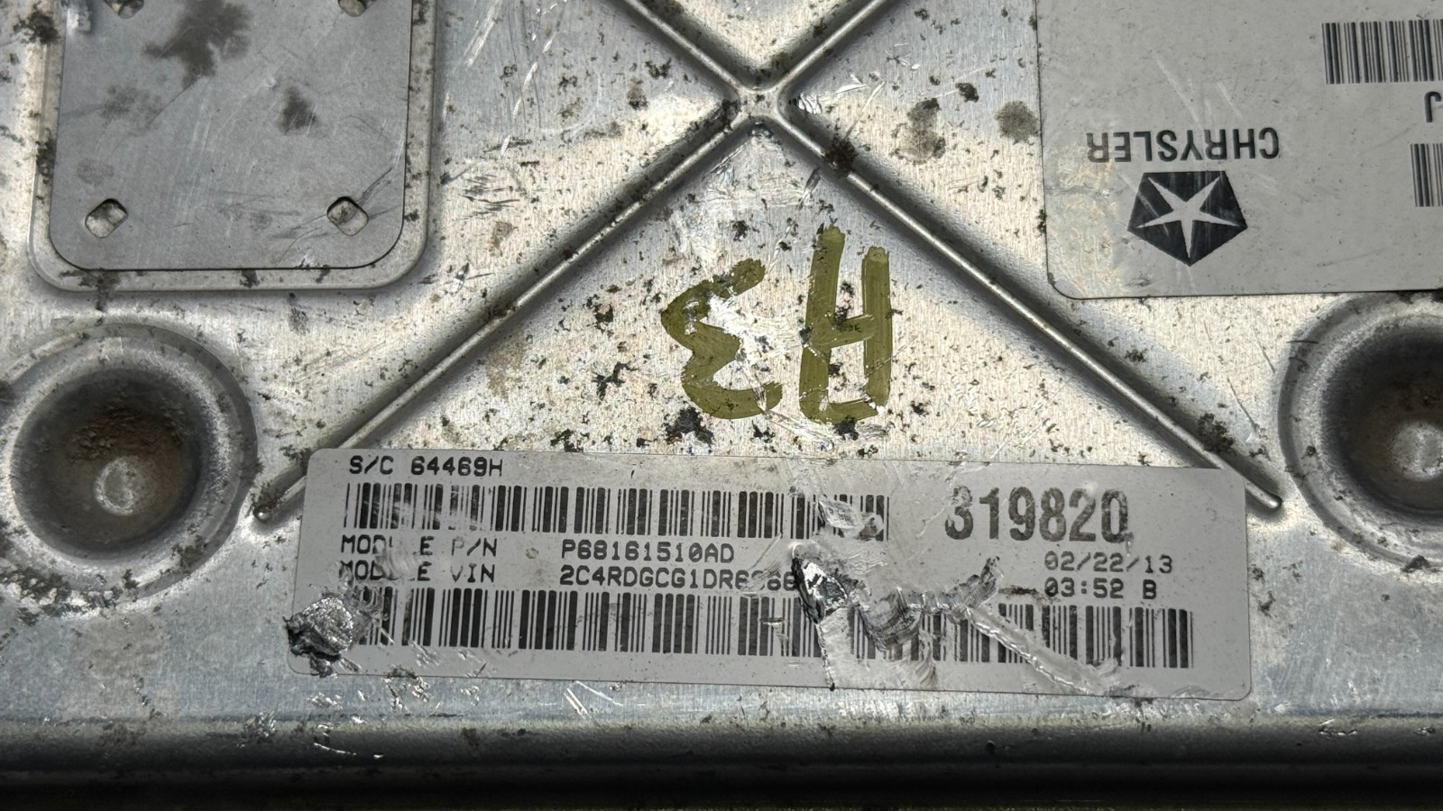 2013 Dodge Caravan Engine Computer 68161510AD 3.6L PCM ECM - Image 6