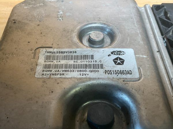 2013 Dodge Dart Engine Computer Module ECU ECM OEM 05150663AD - Image 3