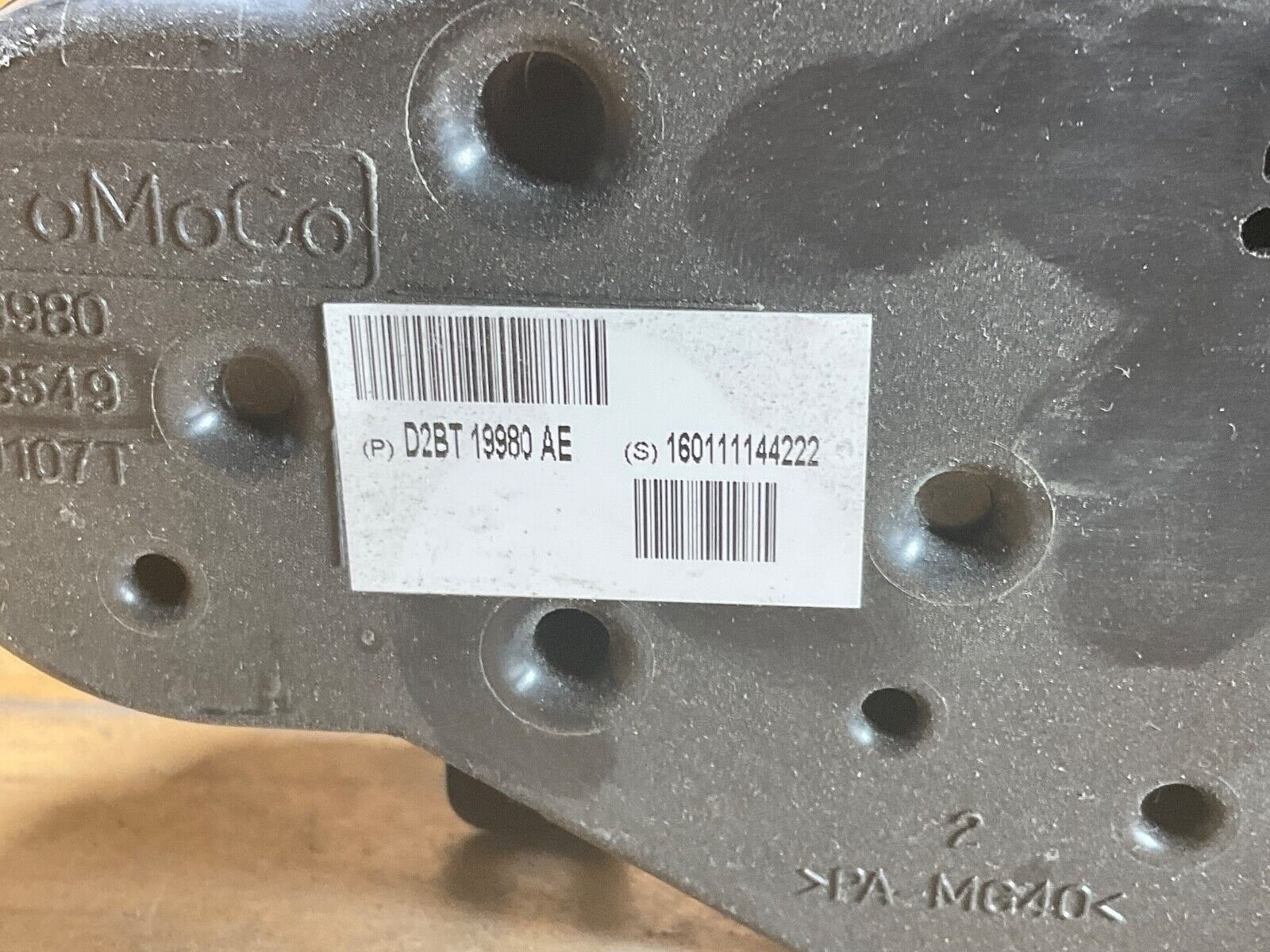 2014–2015 Ford Fiesta heater AC air temperature control panel D2BT-19980-AE OEM