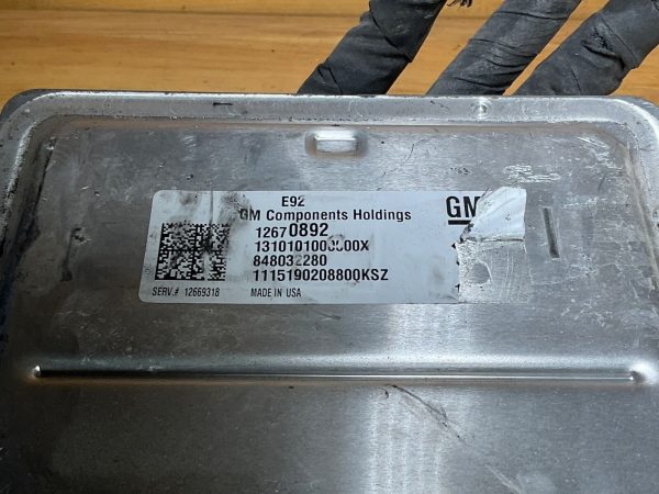 2014-16 Chevrolet Silverado Engine Computer  Module ECM ECU 12670892 - Image 5