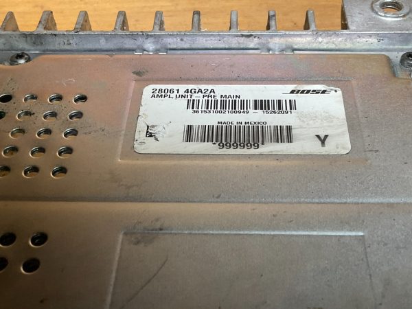 2014-2015 Infiniti Q50 Bose Amplifier 28061-4GA2A - Image 5
