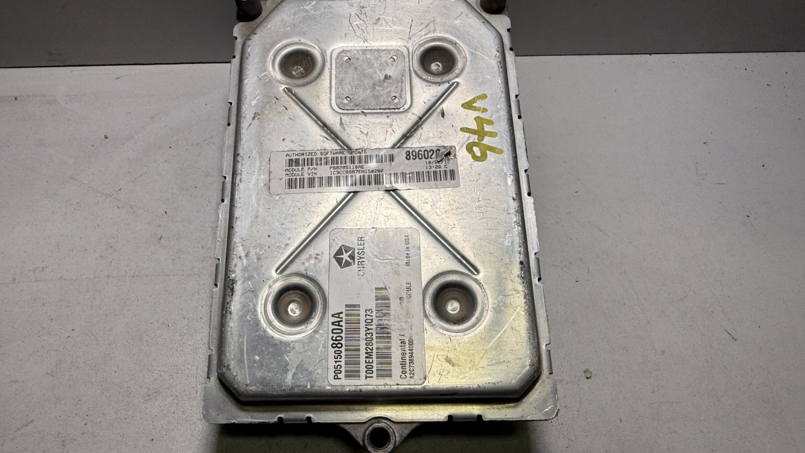 2014 Avenger 2.4L Engine computer 68205110AE ECM PCM ECU OEM - Image 5