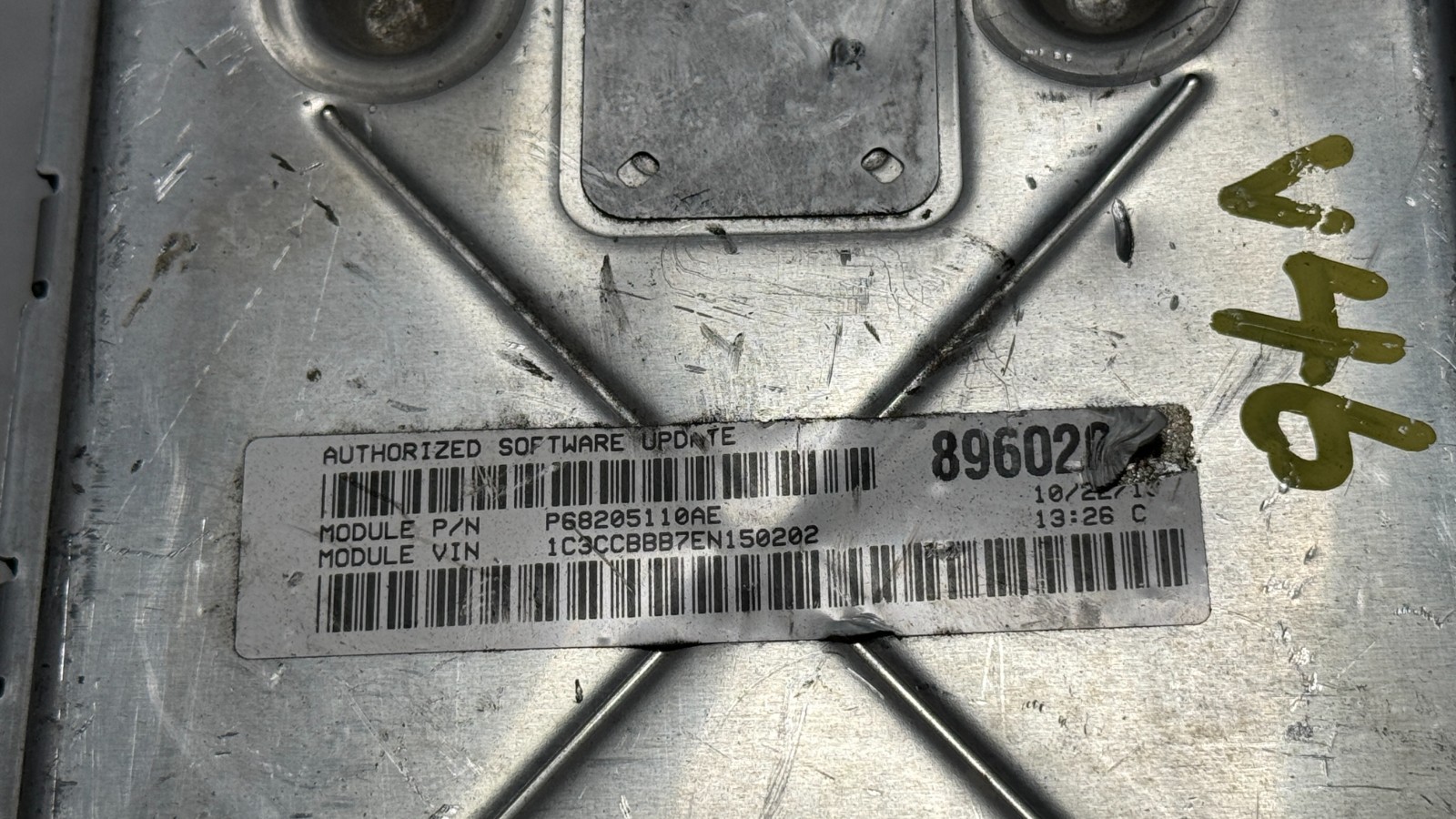 2014 Avenger 2.4L Engine computer 68205110AE ECM PCM ECU OEM - Image 6