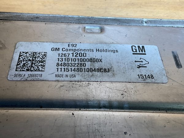2014 Chevrolet Corvette Engine Computer Module  ECU ECM OEM 12671200 - Image 5
