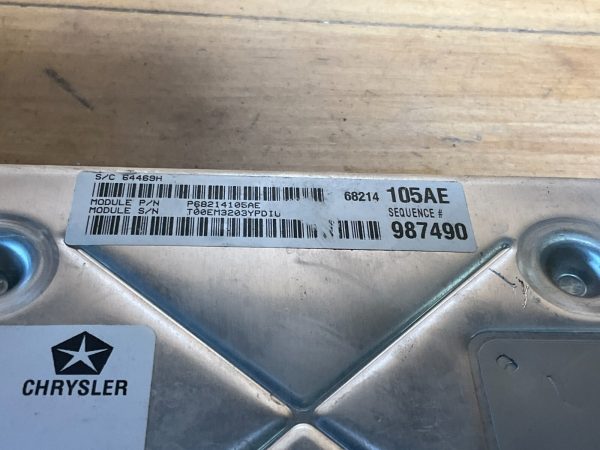 2014 Dodge Charger P68214105AE Computer Brain Engine Control ECU ECM EBX Module - Image 5