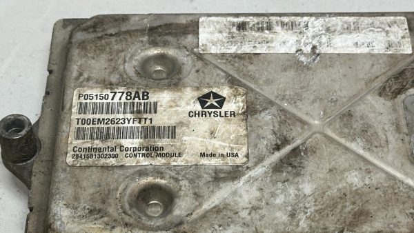 2014 Dodge Grand Caravan 3.6L Engine Computer ECM ECU PCM 05150778AB - Image 6