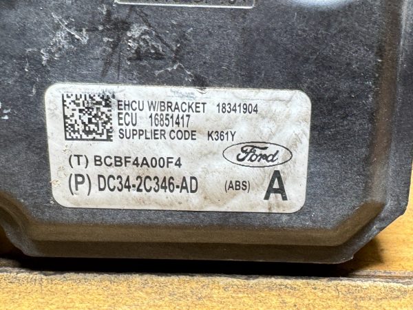 2014 Ford F550 ABS Anti-Lock Brake Pump Control Module DC34-2C346-AD OEM - Image 4