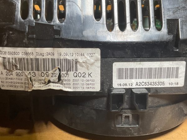 2014 Mercedes Benz E350 Instrument Gauge Cluster 78k Miles A2C53435305 - Image 6