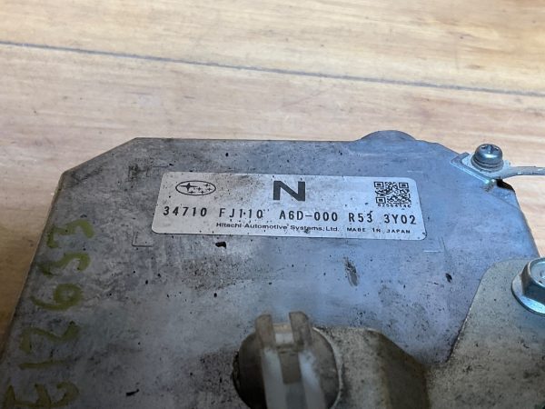 2014 SUBARU IMPREZA STEERING CONTROL MODULE COMPUTER  34710FJ110 - Image 3